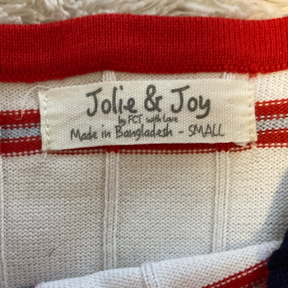 Striped Knit Dress - Red, White, and Blue - Picture 4 of 4